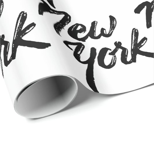 New York Geschenkpapier (Rolleneckpunkt)