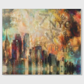 New York Geschenkpapier (Flach)