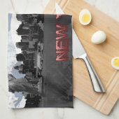 New York Geschirrtuch (Viertel Falte)