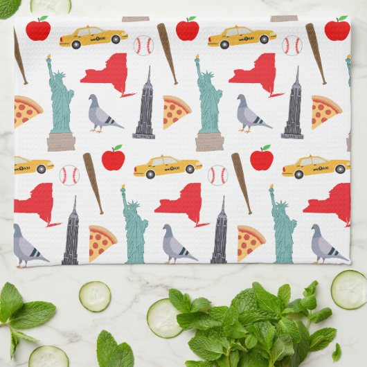 New York Geschirrtuch (Gefaltet)