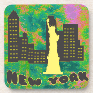 New York Getränkeuntersetzer