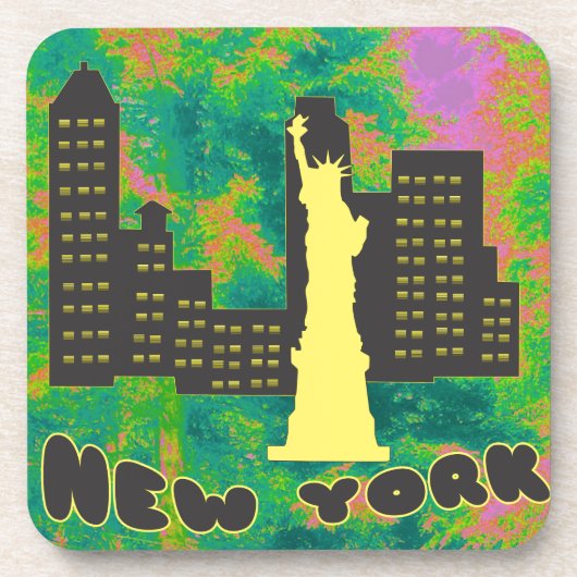 New York Getränkeuntersetzer (Vorderseite)