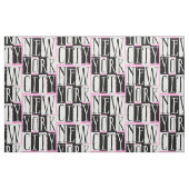New York Girl Manhattan Pink Party Stoff (Fat Quarter (45,7 x 55,9 cm))