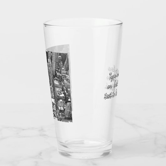 New York Glasses Personalisiert New York Souvenirs Glas (Links)