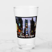New York Glasses Personalisiert New York Souvenirs Glas (Vorderseite)