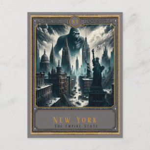 New York Gothic Art Postkarte