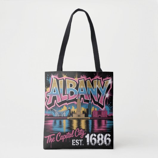 New York Graffiti Mural Street Art Design Tasche (Vorderseite)
