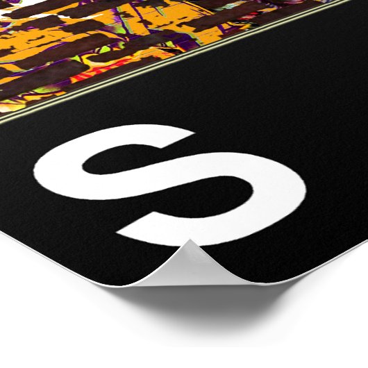 New York Graffiti Poster (Ecke)