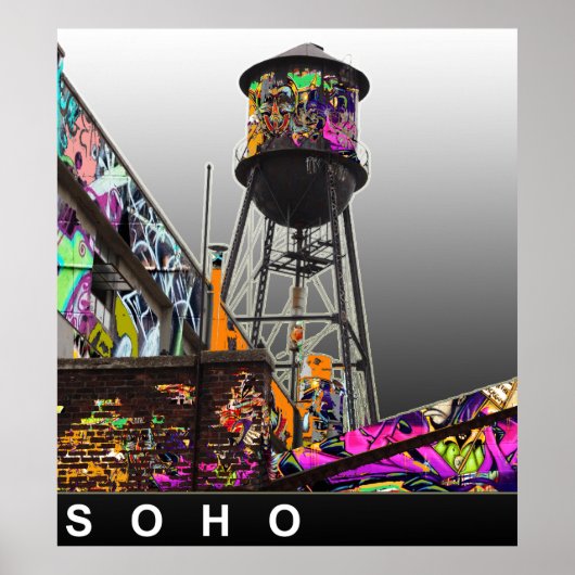 New York Graffiti Poster (Vorne)