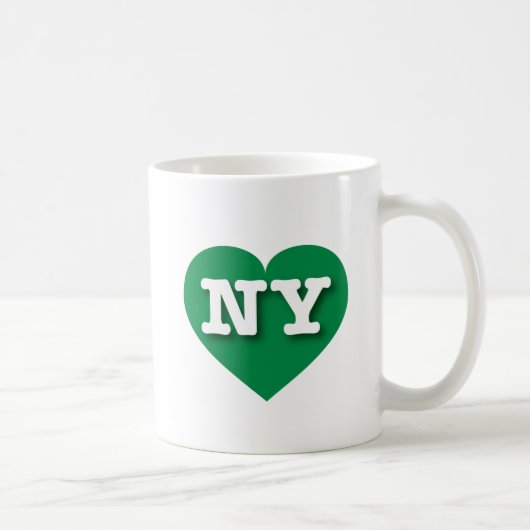 New York Green Heart - I Liebe NY Kaffeetasse (Rechts)
