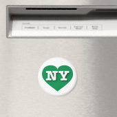 New York Green Heart - I Liebe NY Magnet (In Situ (Geschirrspüler))