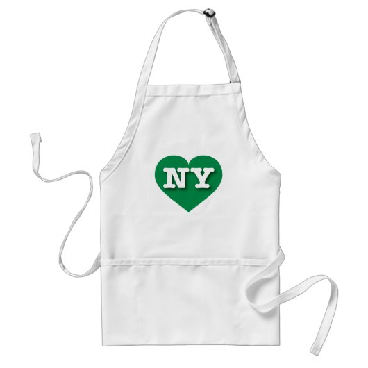 New York Green Heart - I Liebe NY Schürze (Vorne)