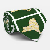 NEW YORK GREEN KRAWATTE (Gerollt)