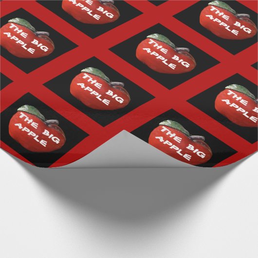 New York große Apple Geschenkpapier (Ecke)