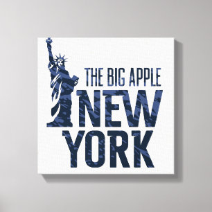 New York   große Apple Leinwanddruck