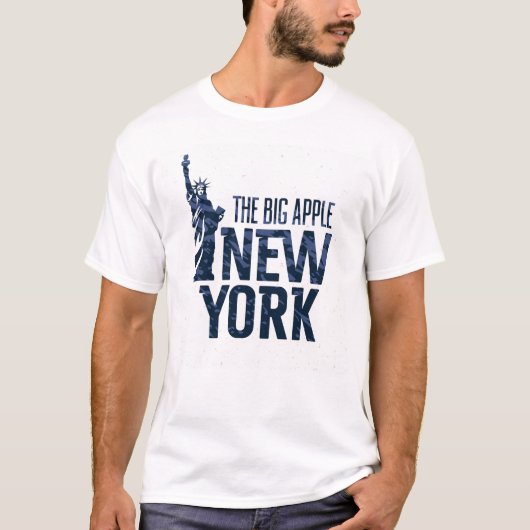New York | große Apple T-Shirt (Vorderseite)
