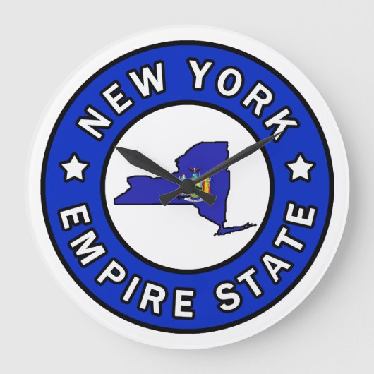 New York Große Wanduhr (Vorderseite)