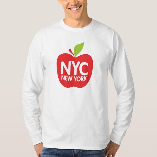 New York großes Apple T-Shirt (Vorderseite)