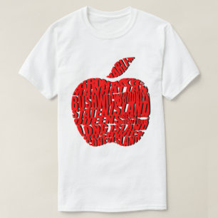 New York großes Apple T-Shirt
