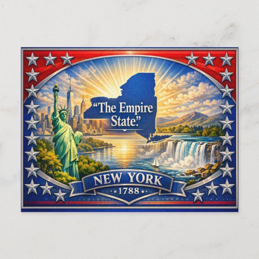 New York Grußkarte Postkarte (Vorderseite)