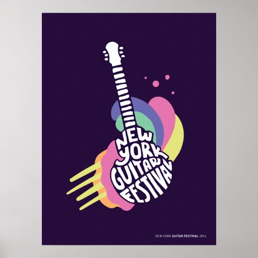 New York Guitar Festival 2016 Poster (Vorne)