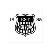New York Gummistempel (Prägung)