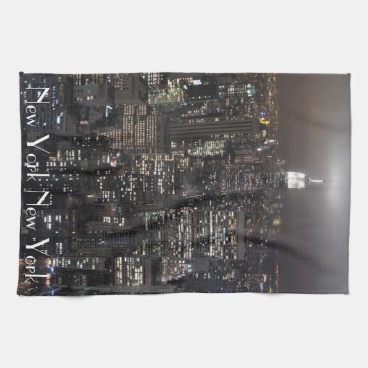 New York Handtuch Personalisiert NYC Souvenir Teet (Horizontal)