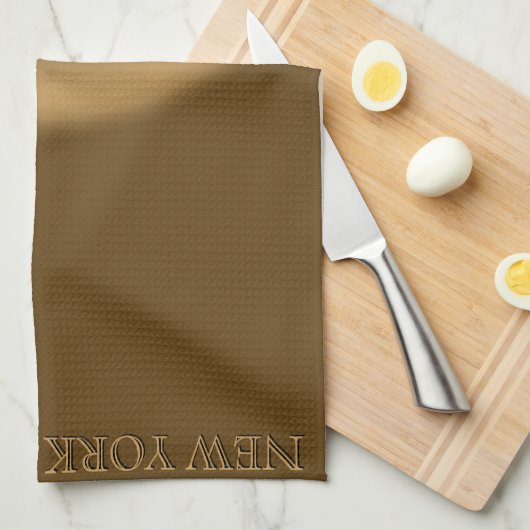 New York Handtuch Personalisiert NYC Souvenir Teet (Viertel Falte)