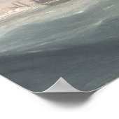 New York Harbour - Fitz Henry Lane Fine Art Poster (Ecke)