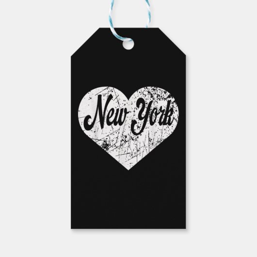 New York Heart Geschenkanhänger (Rückseite)