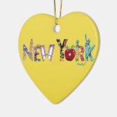 New York Heart Ornament (Links)