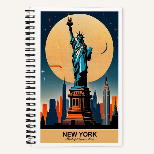 New York: Herz der amerikanischen Geschichte Notizblock (Vorderseite)