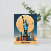 New York: Herz der amerikanischen Geschichte Postkarte (Stehend Vorderseite)