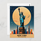 New York: Herz der amerikanischen Geschichte Postkarte (Vorne/Hinten)