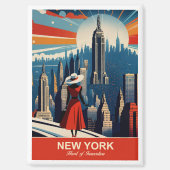 New York: Herz der Innovation Magnet (Vorderseite)