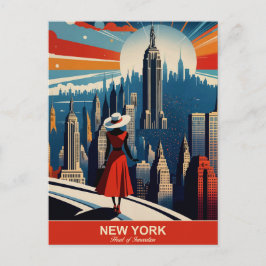 New York: Herz der Innovation Postkarte