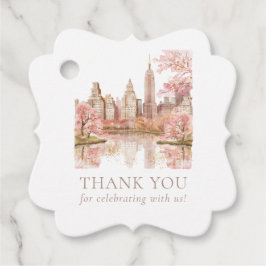 New York Hochzeit in Urlaubsort Foto Custom Geschenkanhänger