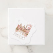 New York Hochzeit in Urlaubsort Foto Custom Geschenkanhänger (Beispiel)