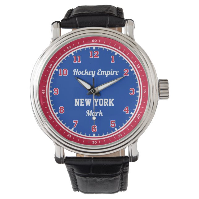 New York Hockey Empire 12 Stunden Uhr (Vorderseite)