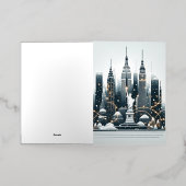 New York Holiday Elegance - Anpassbare Weihnachten (Äußere Ablage)