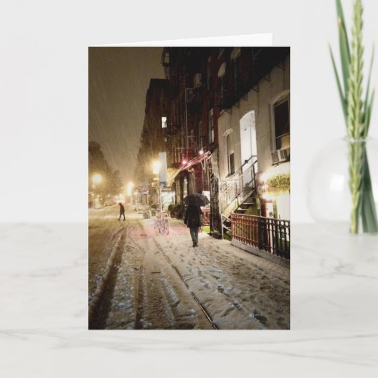 New York Holiday Feiertagskarte (Vorderseite)