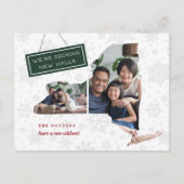 New York Holiday Moving Ankündigung Postkarte (Vorderseite)