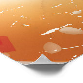 New York Hot Dog Vintage Poster (Ecke)