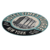 New York Hotel, bearbeiten Text Cutting Board Schneidebrett (Ecke)