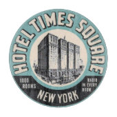 New York Hotel, bearbeiten Text Cutting Board Schneidebrett (Vorderseite)