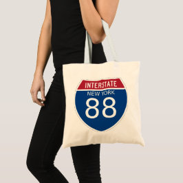 New York - I-88 Interstate Sign Tote Bag Tragetasche