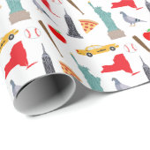 New York Icons Geschenkpapier (Rolleneckpunkt)