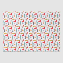 New York Icons Seidenpapier