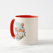 New York im Entwurf Tasse (Vorderseite Links)