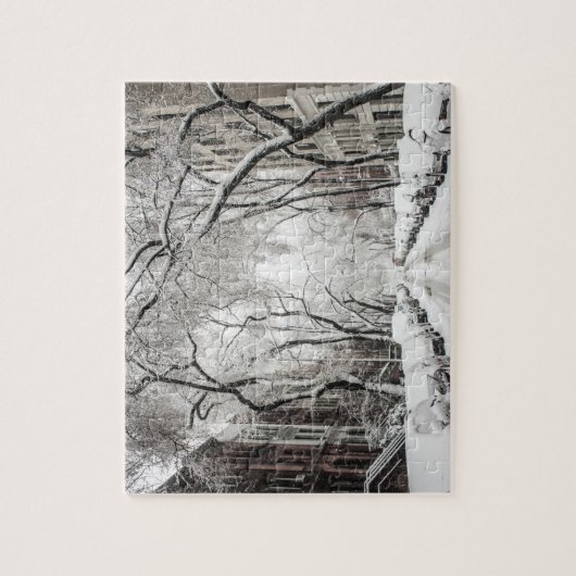 New York im Winter Puzzle (Vertikal)